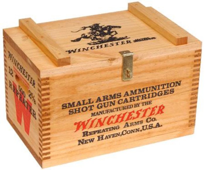 Ammo wooden box