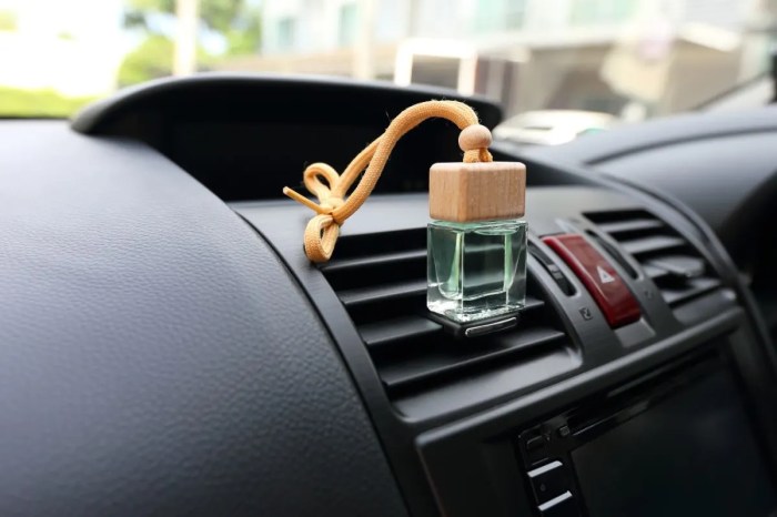 Wood car air freshener