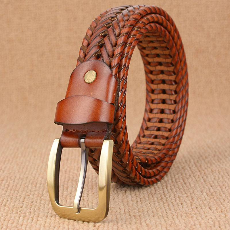 Men's braided belt