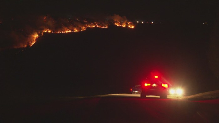 Sauratown mountain fire