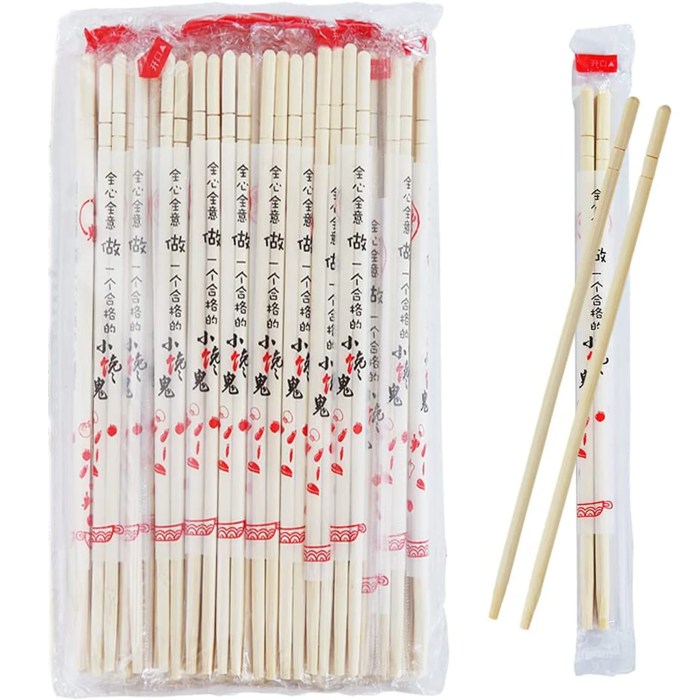 Disposable wooden chopsticks 8 inches