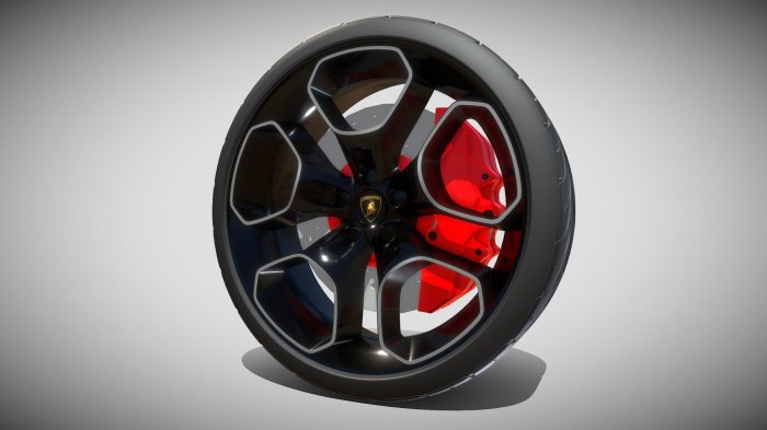 Lamborghini wheel