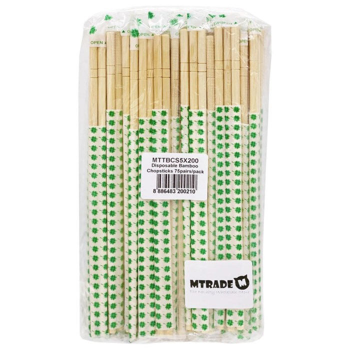 Disposable wooden chopsticks 8 inches