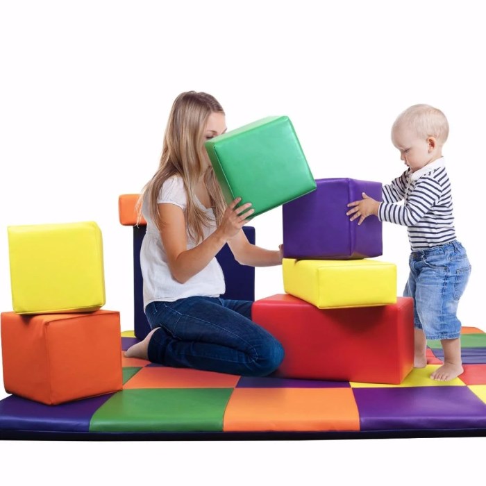 Childrens foam building blocks