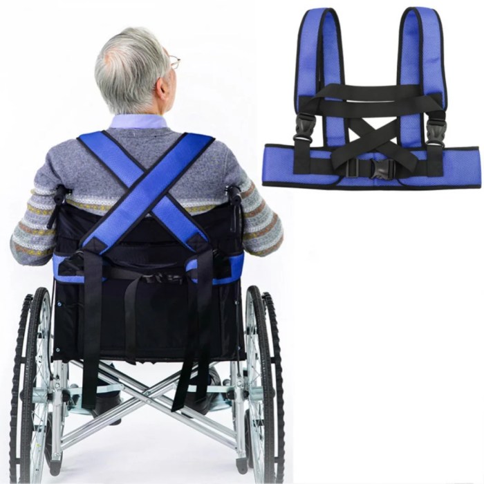 Wheelchair seat belt