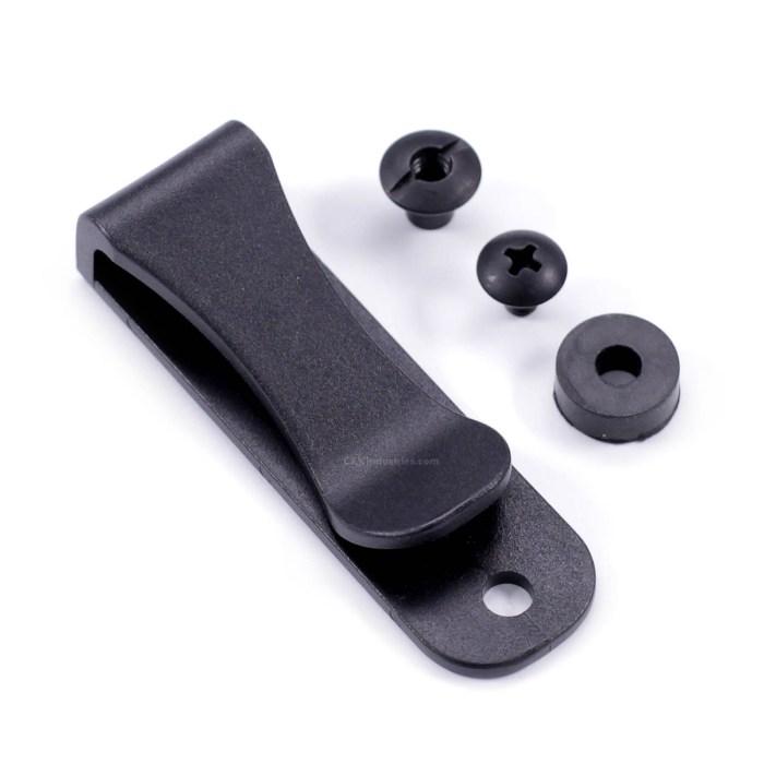 Holster belt clips