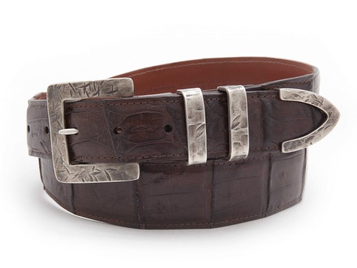 Buckle belt silver