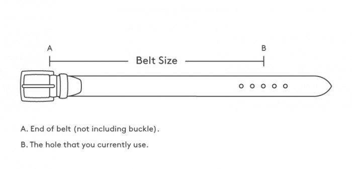 Belt size guide