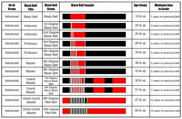 Kajukenbo black belt order