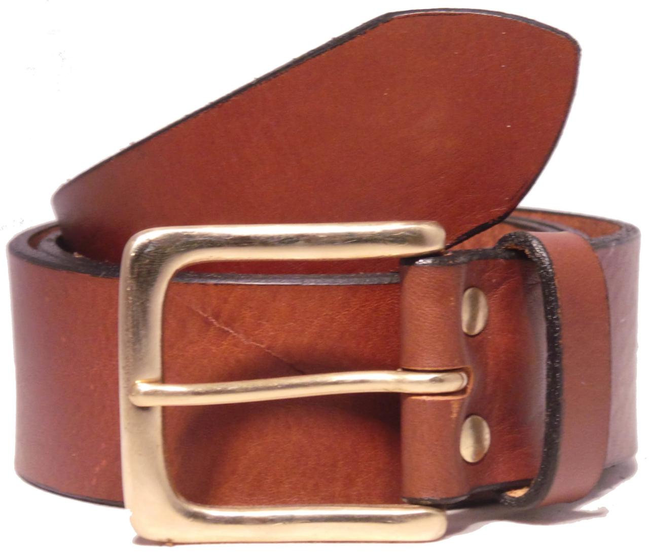 Leather guitar belt