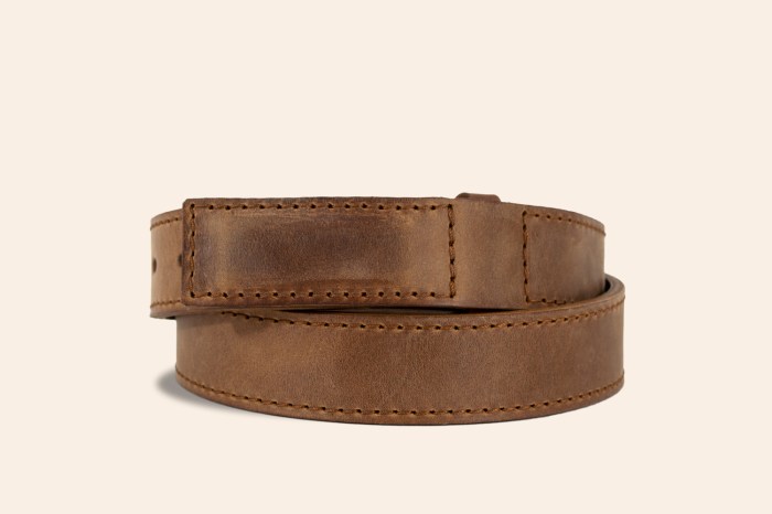 Belt without buckle