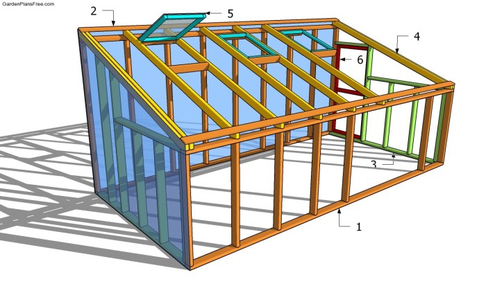 Greenhouse wood