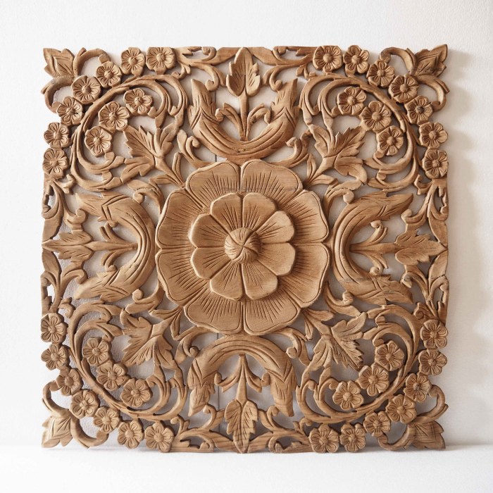 Wood art panels