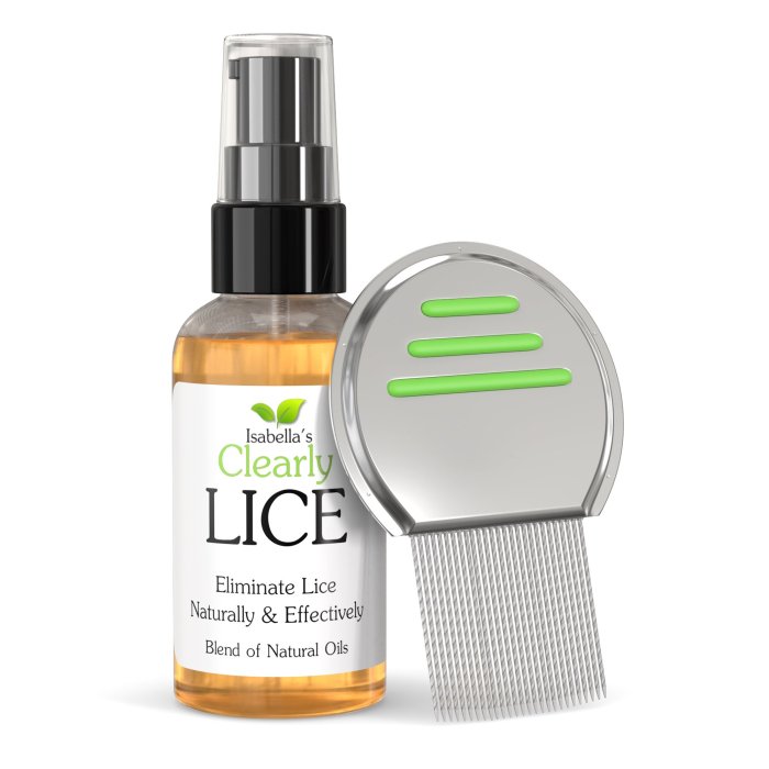 The effectiveness of natural repellents for lice