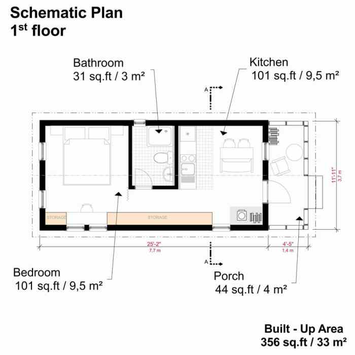 1 bedroom cabin plans