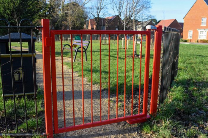 Gate with door