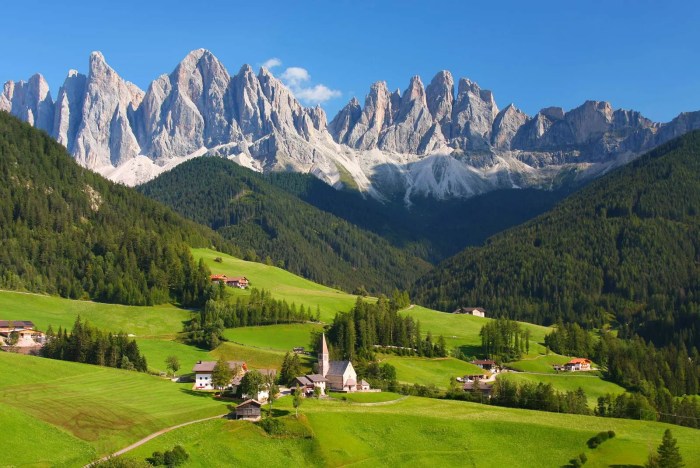 Dolomites alps