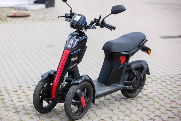 Electric scooter 3 wheel