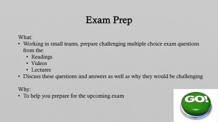 Mini Exams for Practice Tests