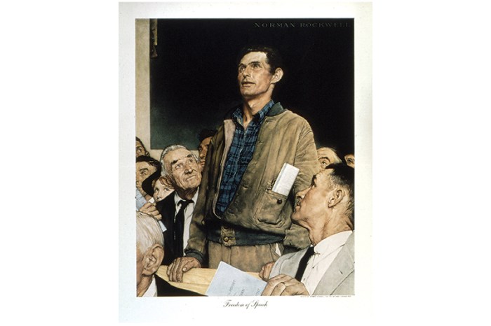 The Future of Freedom of Speech: Insights from Norman Rockwell