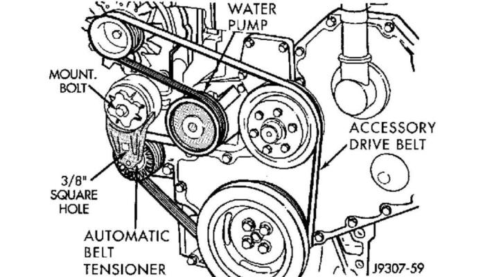 6.7 cummins belt diagram