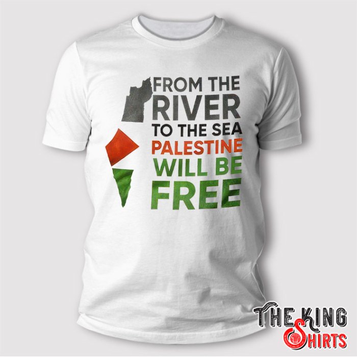 From the river to the sea shirt