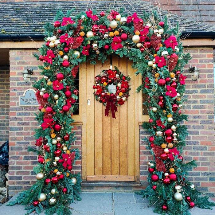 Xmas door covers