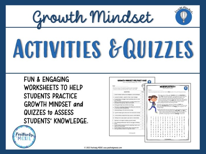 Mini Exams for Growth Mindset