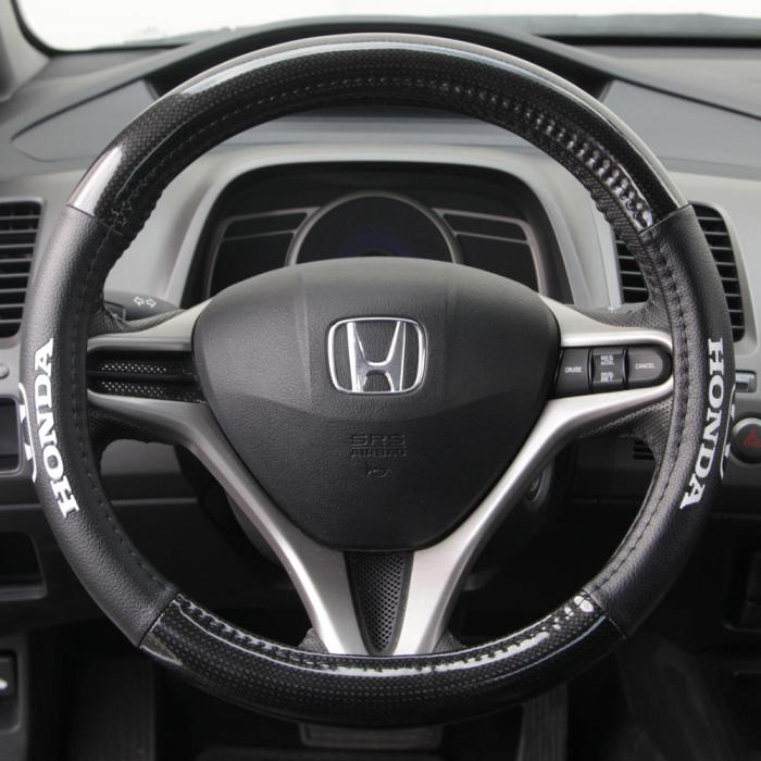 Carbon fiber steering wheel cover