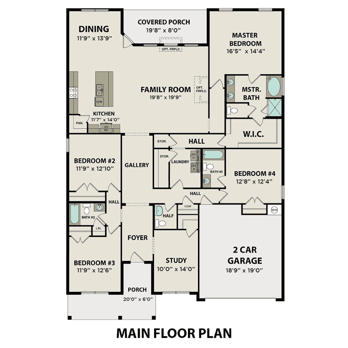 Floor plan for harrison mobile home