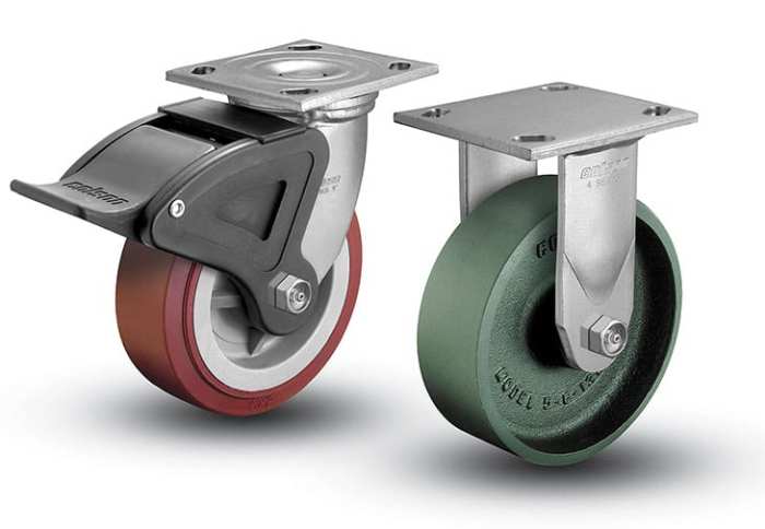 Hand dolly wheels