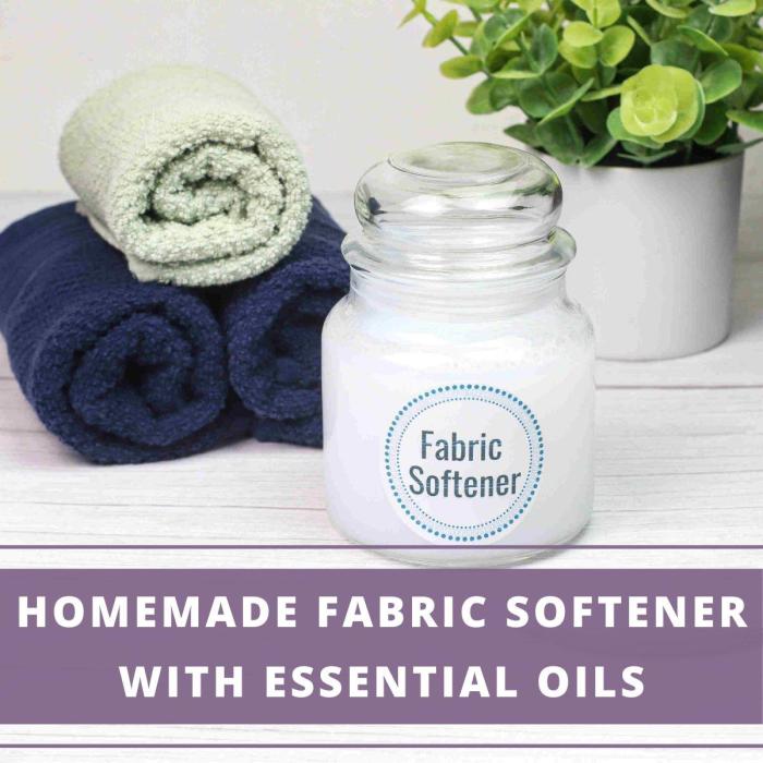 The use of essential oils in fabric softeners for bug control