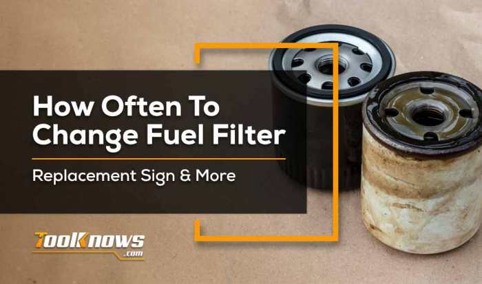 Fuel Filter Replacement: Recommended Intervals