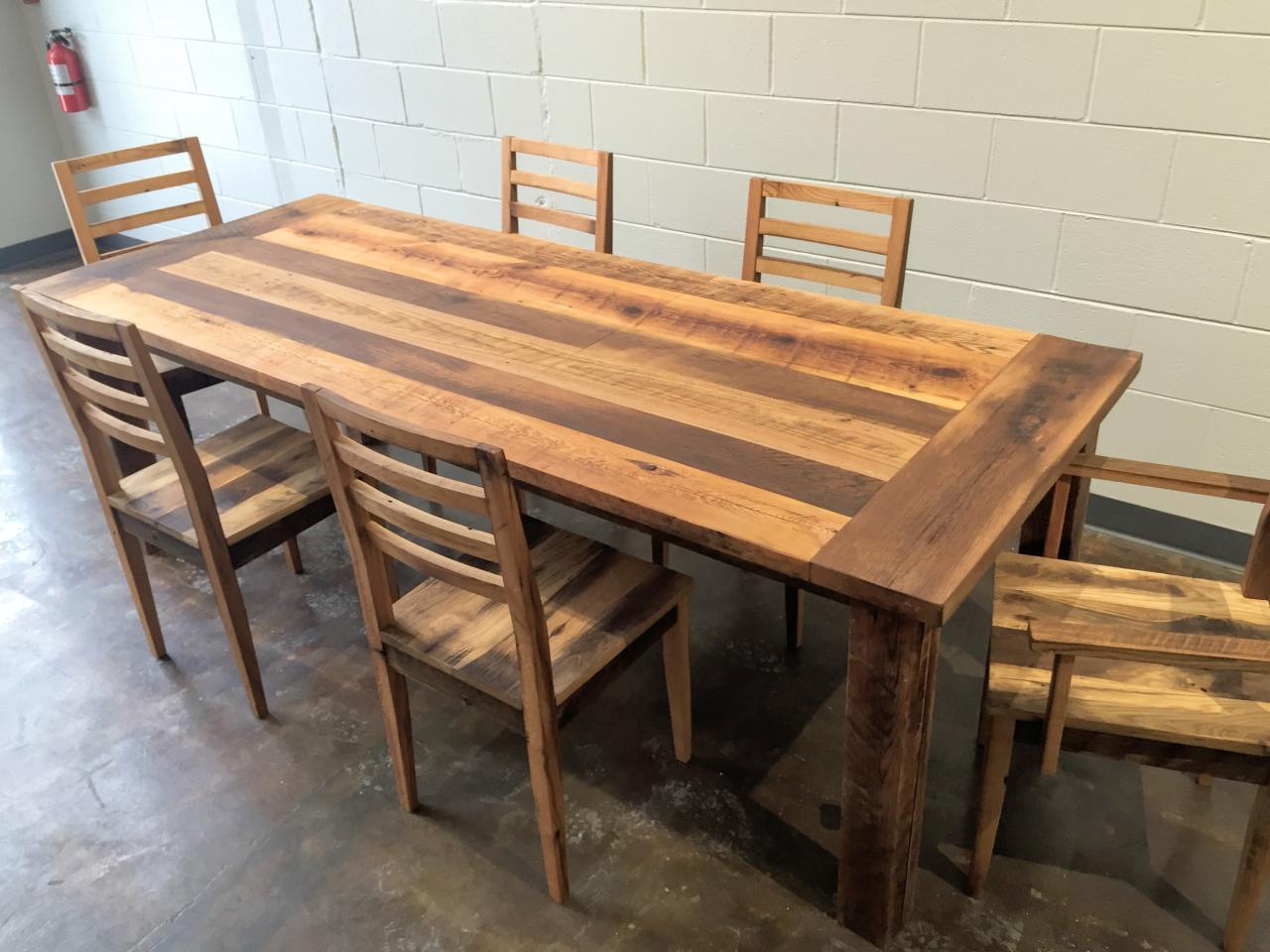 Kitchen wooden table