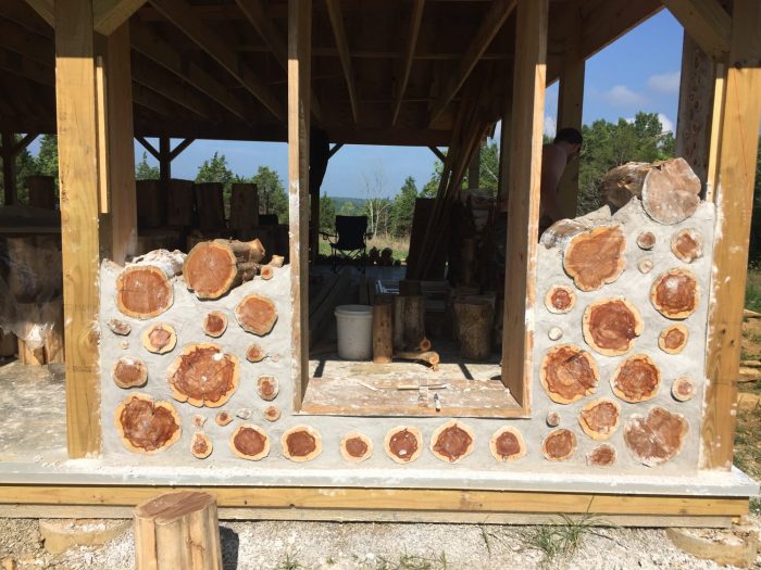 Cordwood masonry homestead