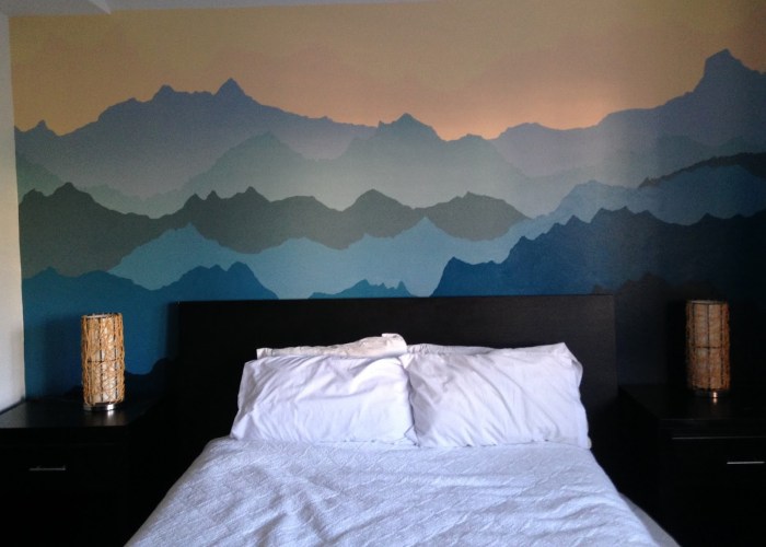 Mountain mural