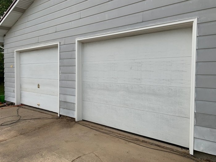 Can i recycle vinyl backed garage doors