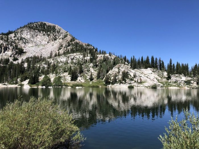 Lake mary wasatch mountains