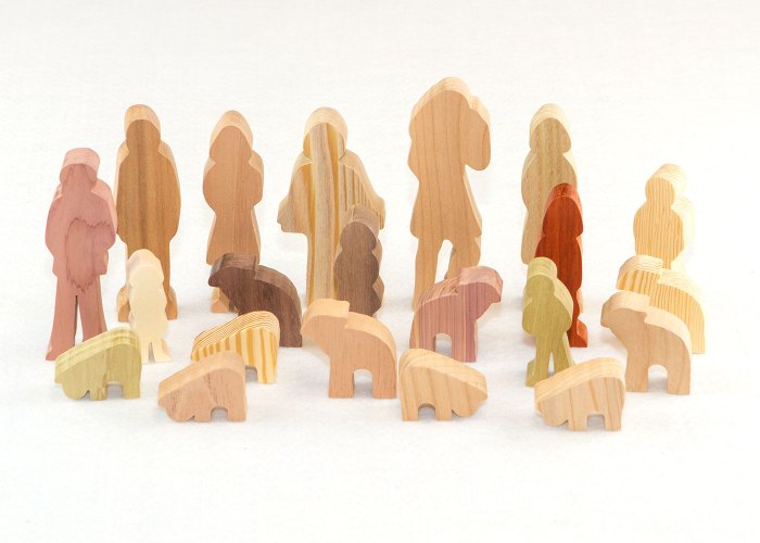 Wood figures