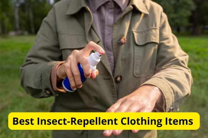 Repellent clothing treatments