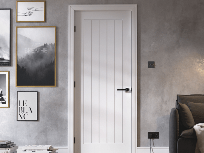 White oak doors