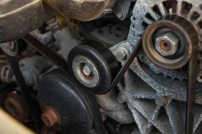 Serpentine belt and tensioner replacement mazda