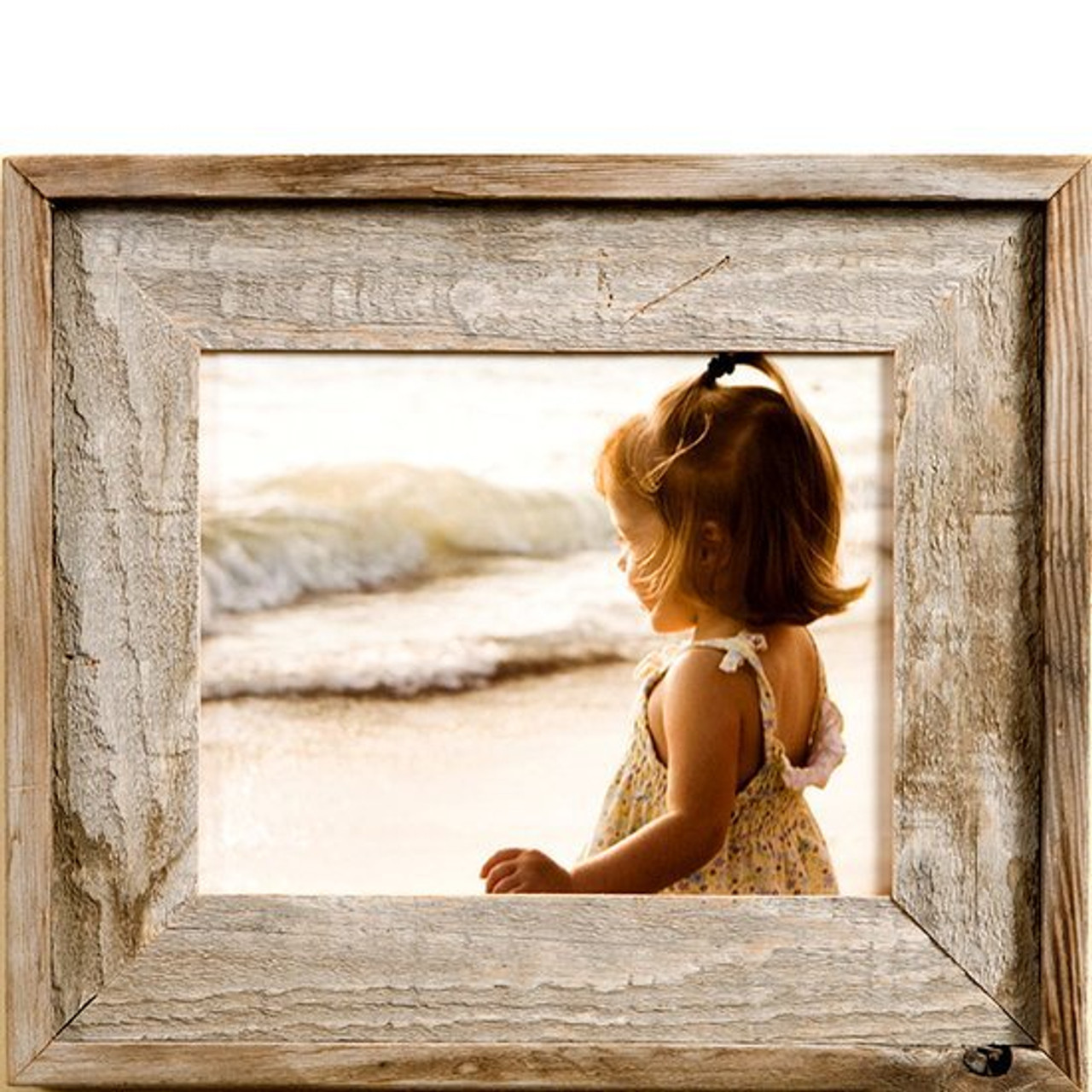 Rustic wood picture frames