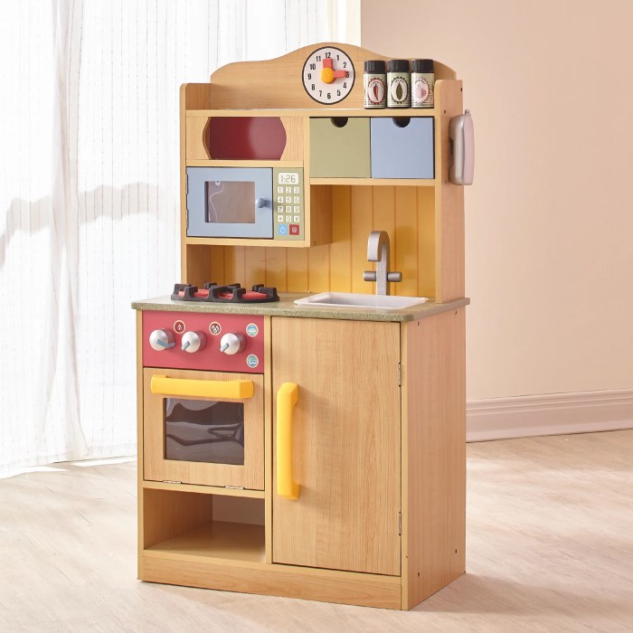 Play kitchen sets wood kids toddler good homesfeed