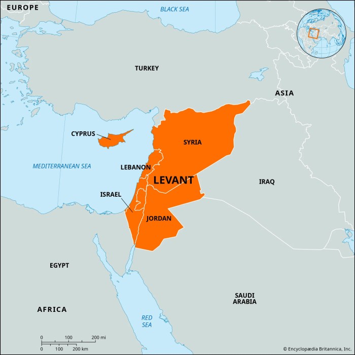 Mountainous region of the levant