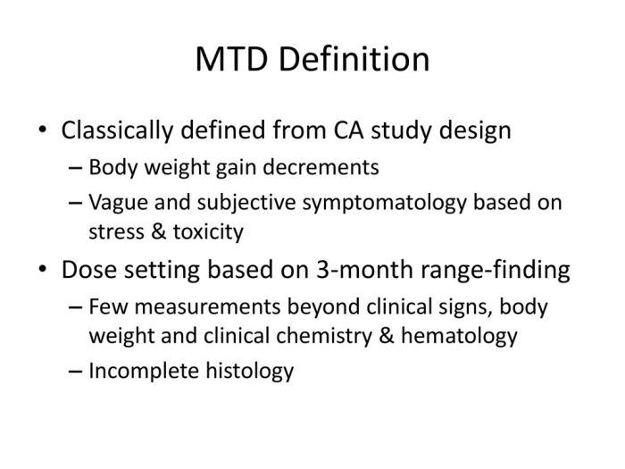 Mtd on drug screen