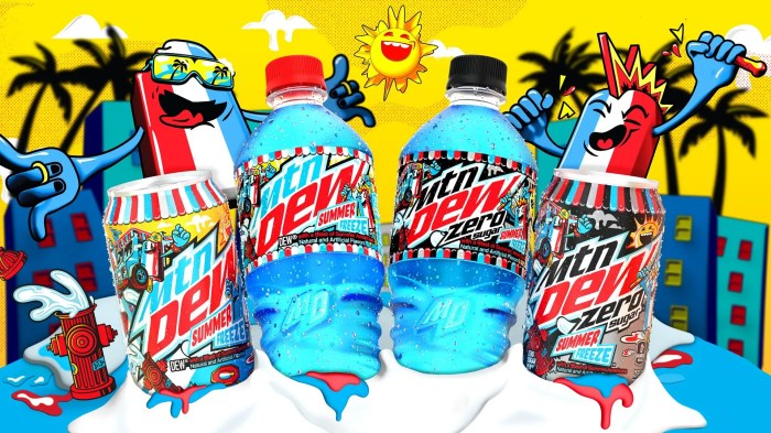 Mountain dew summer freeze