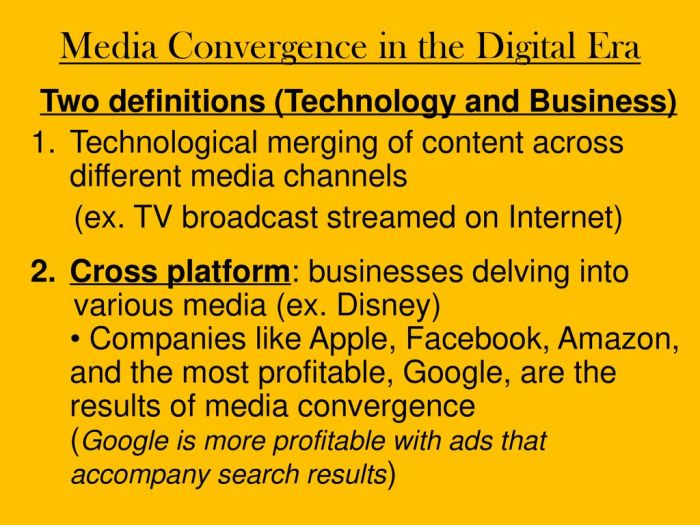 Media convergence server and user feedback innovation