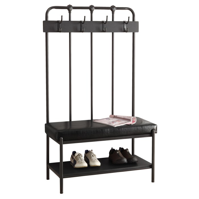 Bench monarch specialties hall inc tree metal charcoal transitional grey magnifying glass lowes