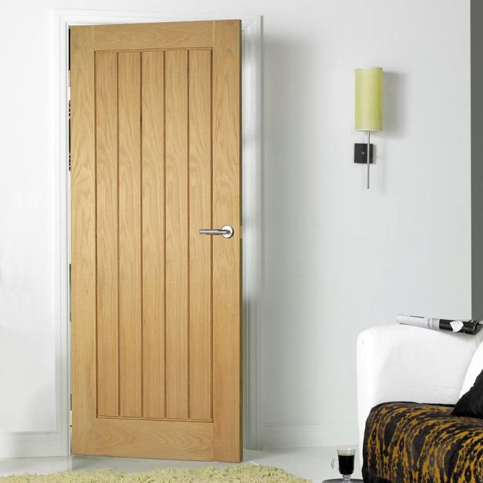 White oak doors